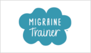 A cloud with text Migraine Trainer