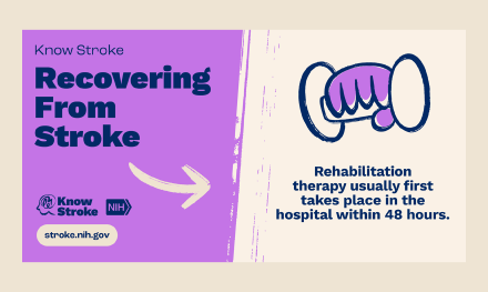 Know Stroke Recovering from Stroke infographic.
