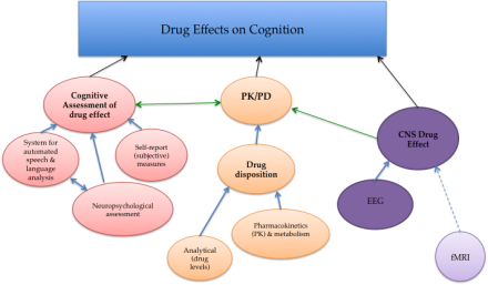 Image reflecting the comprehensive, multidisciplinary framework for delineating and quantifying effects of drug administration on cognition